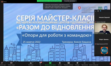 МАЙСТЕР-КЛАС ДЛЯ ЕФЕКТИВНОЇ РОБОТИ З КОМАНДОЮ ПІД ЧАС ВІЙНИ